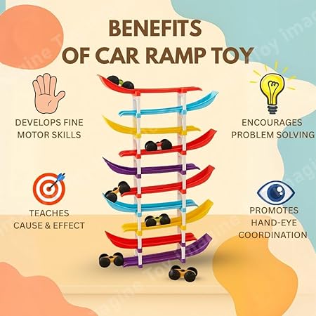 DIY Multilevel Racetrack Glider on Building Block Toys