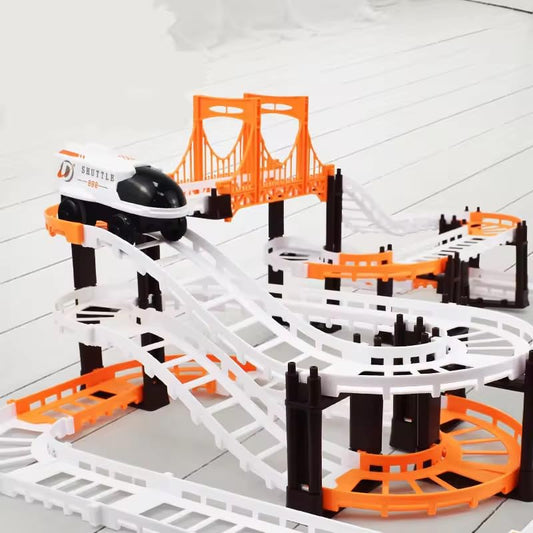 Astronaut Spaceship Track Set - Outer Space Toy Set for Kids